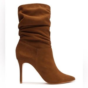 SCHUTZ ASHLEE SUEDE BOOTIE IN BEAR Size 11